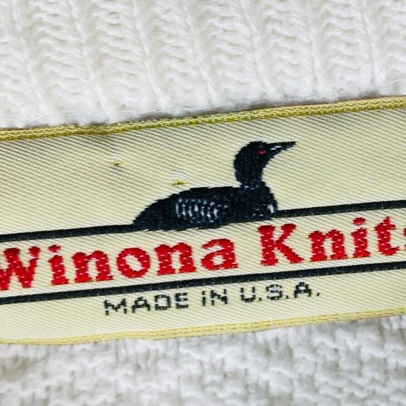 Vtg 80s 90s Winona Knits Large Cardigan Sweater Stripe Pastel Kawaii Fairy Core - Picture 4 of 4